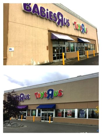 Toys R Us Before & After 
